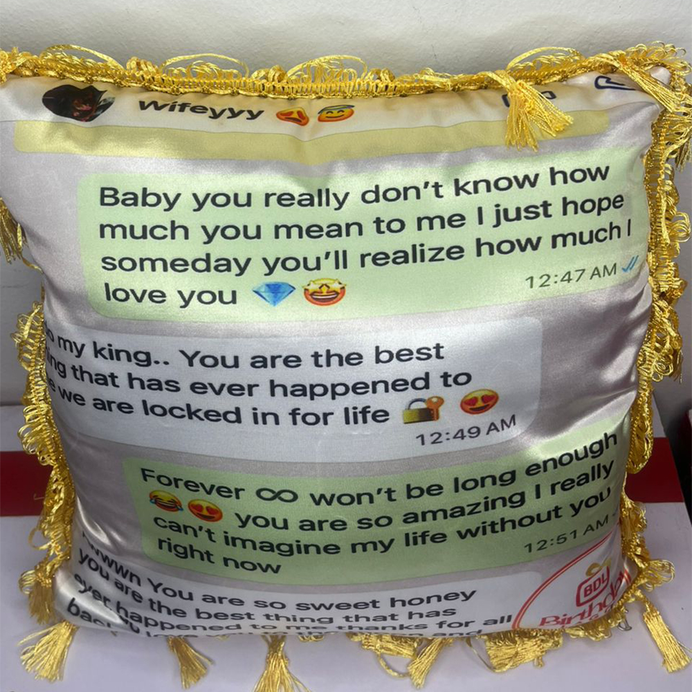 Comfy Customized Throw Pillow